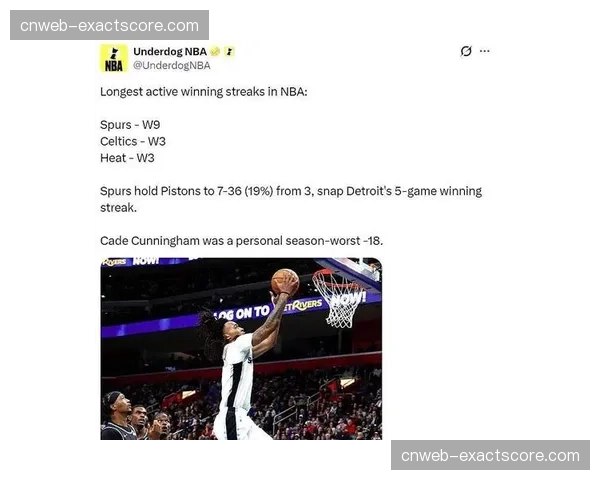 文班亚马封盖数创赛季新高，马刺领先开拓者进入第四节